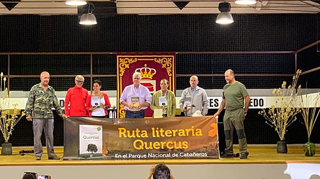 Presentación de la Ruta literaria 'Quercus' en Navas de Estena (Ciudad Real)