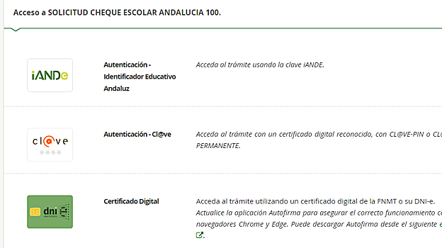 Cómo solicitar el cheque escolar de 100 euros en Andalucía: las nueve claves para pedirlo online