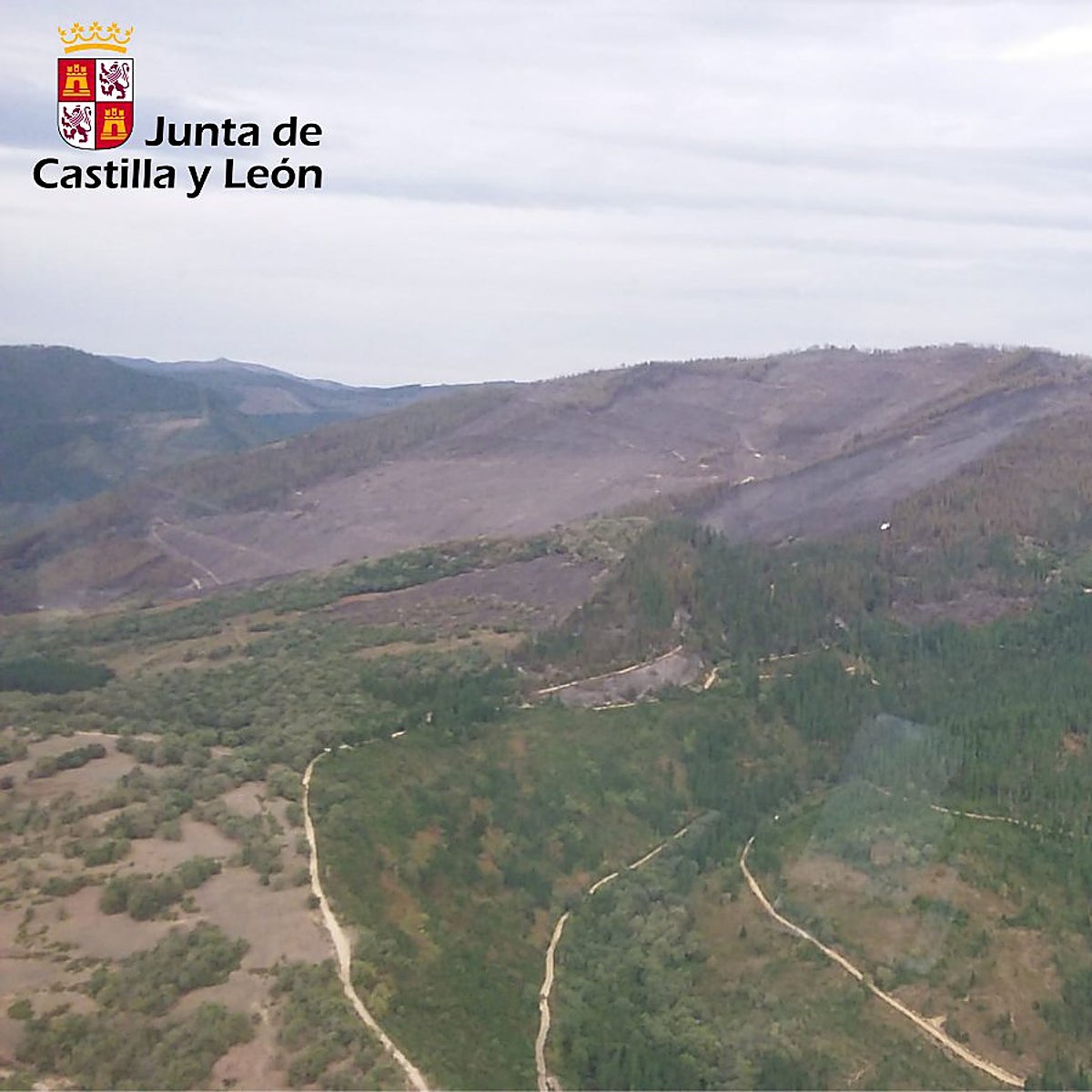 El incendio forestal de Valle de Mena (Burgos) baja a nivel 0 y se da por controlado