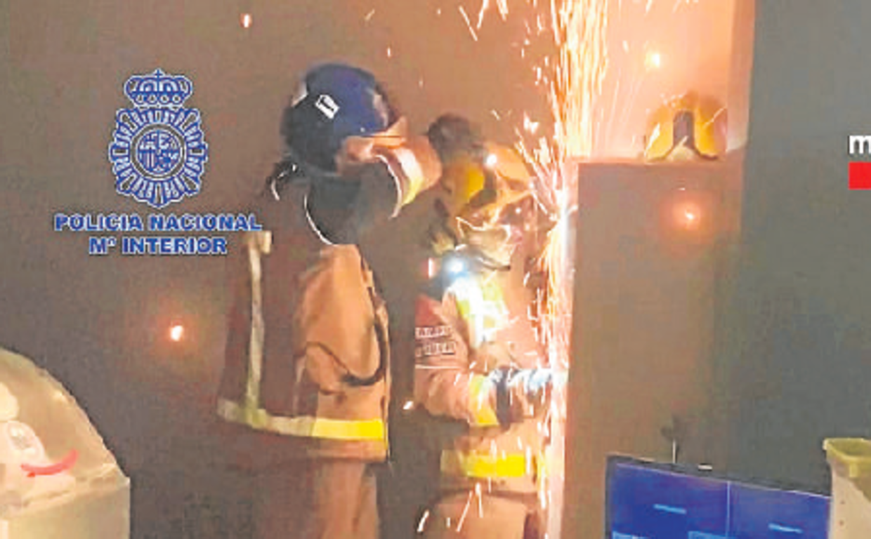 Uno de los registros policiales contra la 'Mocro Mafia'