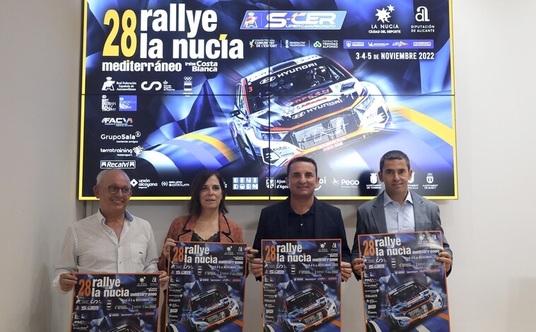 El Rally La Nucía-Mediterráneo traerá a Alicante a los mejores pilotos nacionales