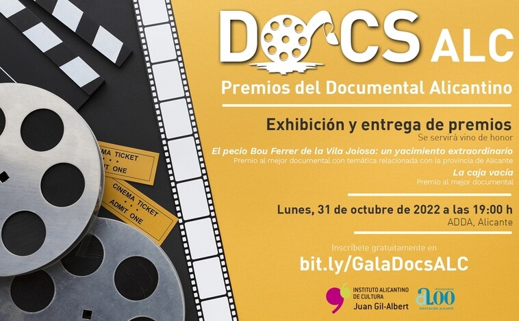 El ADDA acogerá la entrega de premios «Docs Alicante 2022» a los dos documentales ganadores