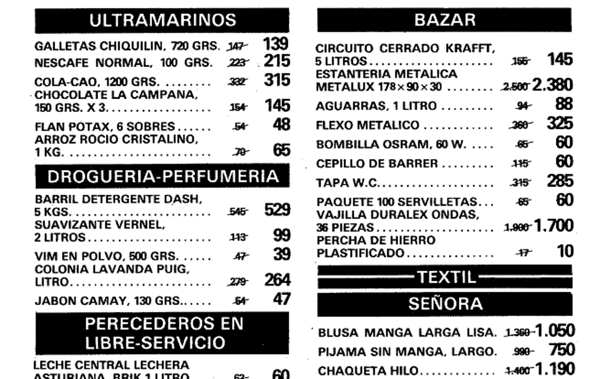 Anuncio publicado en el diario ABC de octubre de 1982