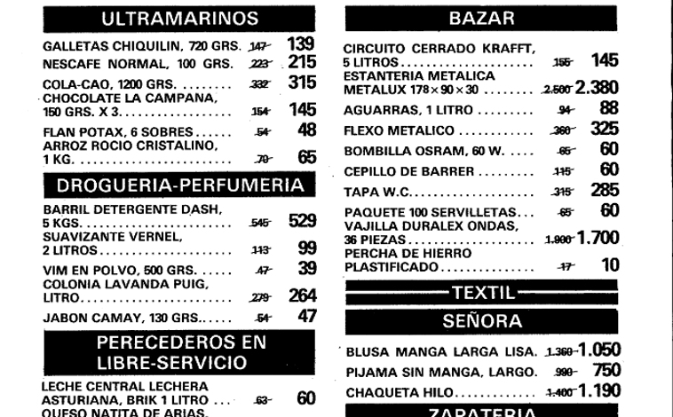 Imagen - Página de publicidad de un periódico de ABC del año 1982