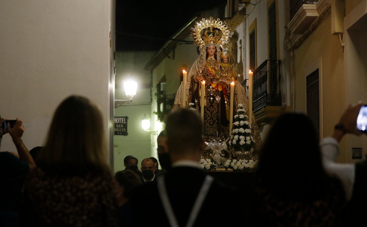 Nuestra Señora del Carmen, en el rezo del rosario el pasado año