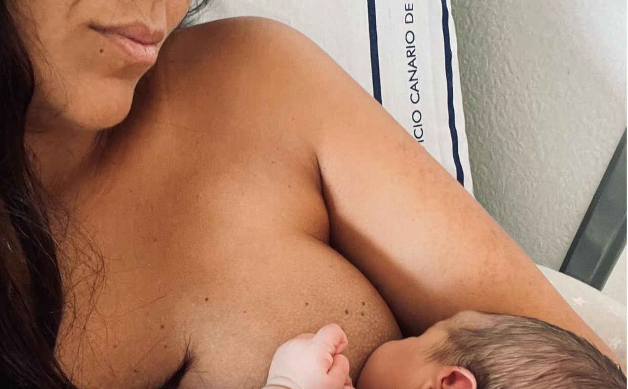 Gara Hernández y su hijo Andriu