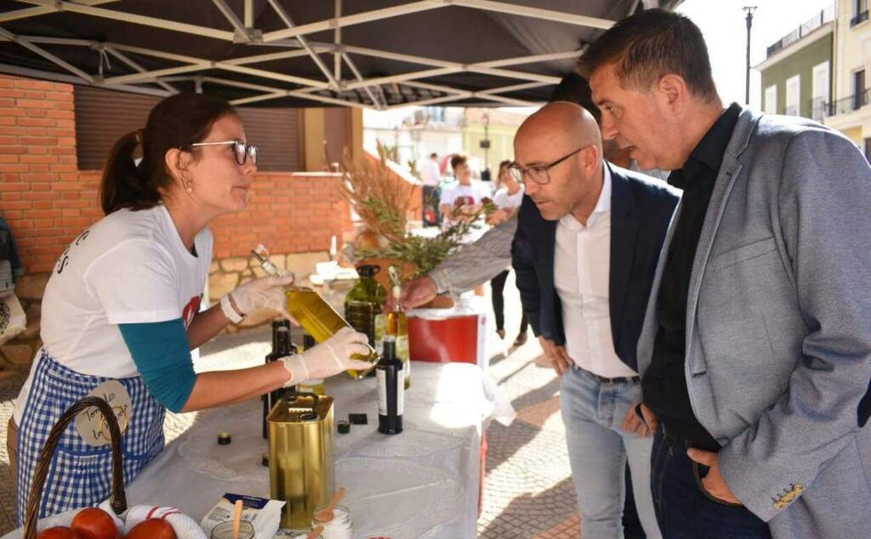 El presidente de la Diputación de Albacete, Santiago Cabañero durante la inauguración