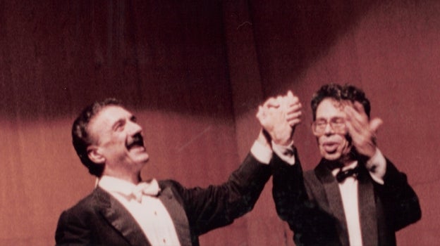 Rafael Orozco y Leo Brouwer, en el concierto inaugural