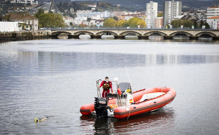 Aparece el cuerpo del piragüista desaparecido en en río Lérez de Pontevedra la semana pasada