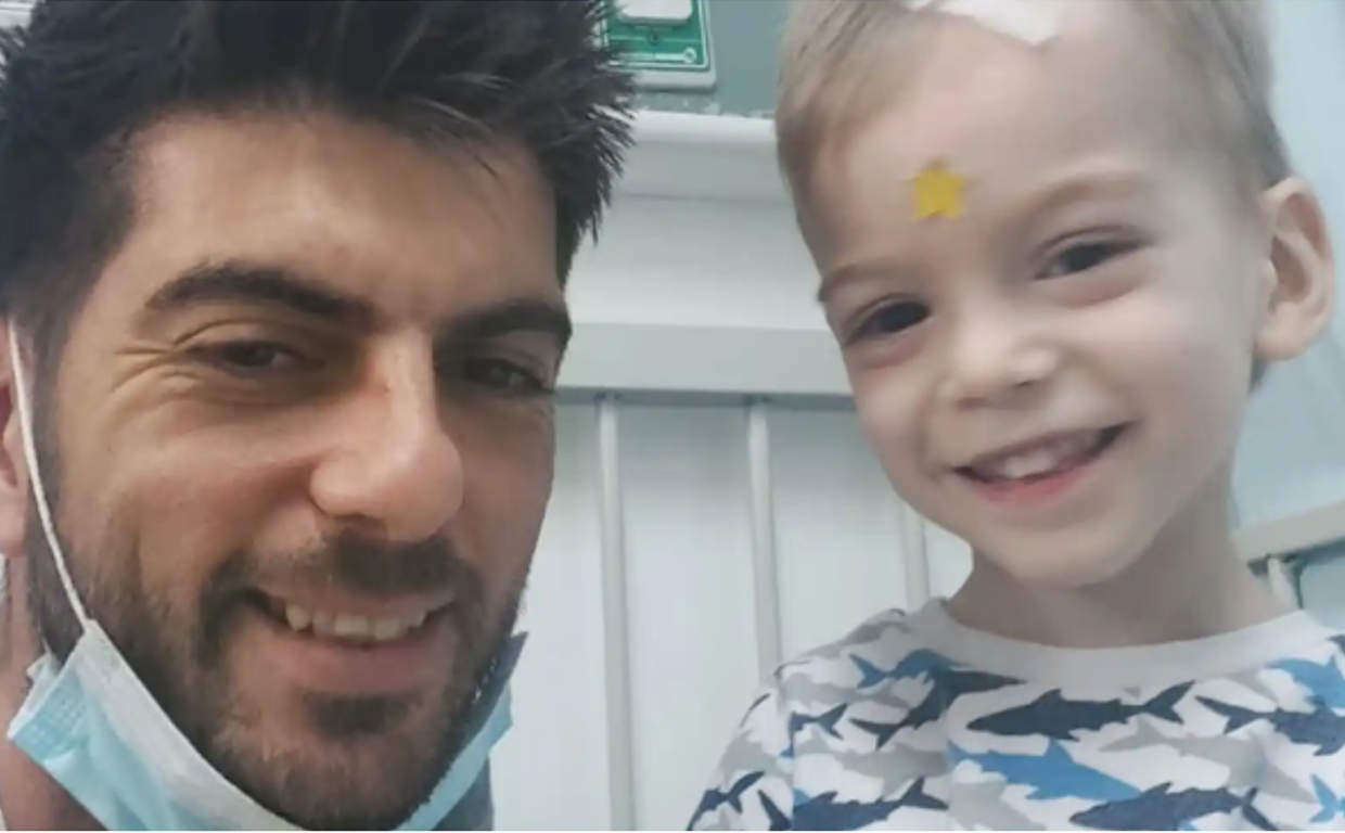 Óliver y su padre, Alejandro