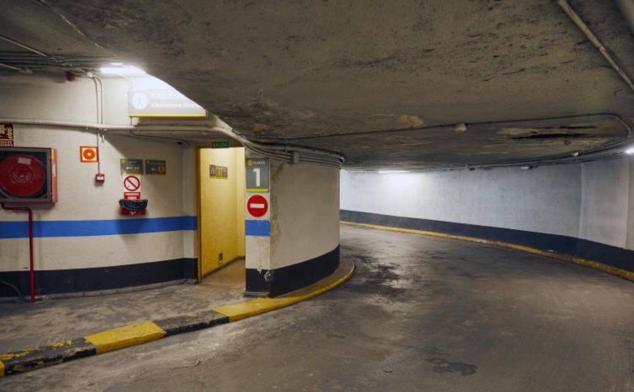 Un parking subterráneo