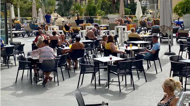 A Cafeteria Appearance In Benidorm Last Weekend.