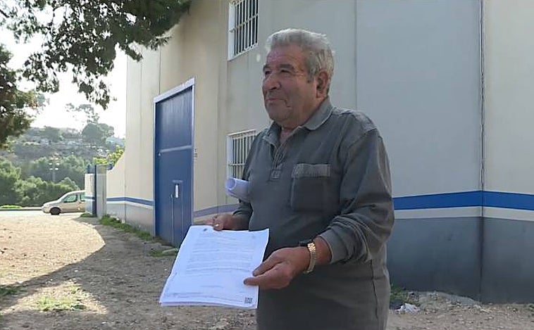 Imagen del hombre afectado por la denuncia de un vecino en Elda (Alicante)