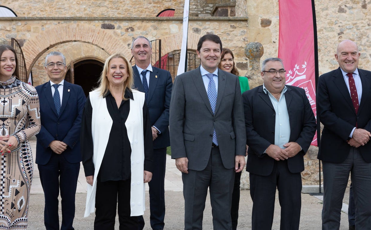 Mañueco, ayer en Soria, durante la presentación del Plan para transformar las delegaciones territoriales