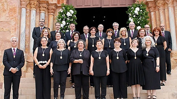Integrantes de la capilla musical de la Misericordia