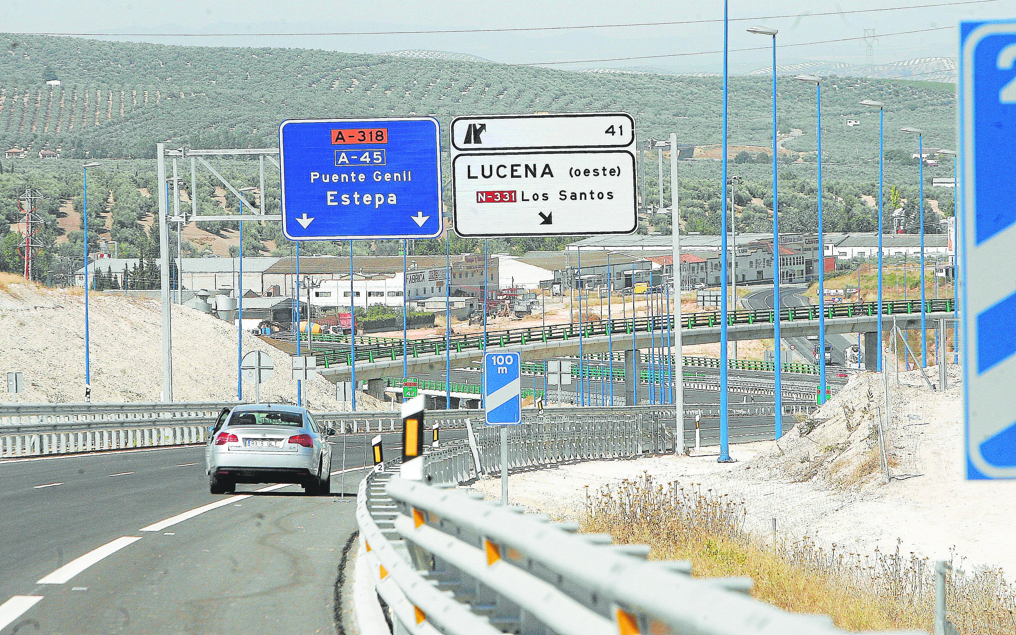 Tramo Lucena-Cabra de la Autovía del Olivar