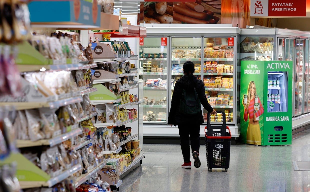 Imagen de archivo tomada en un supermercado