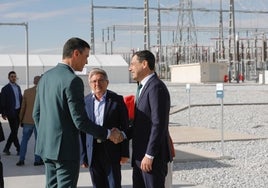 Sánchez y Moreno inauguran el primer tramo de la autopista eléctrica entre Baza y Almería