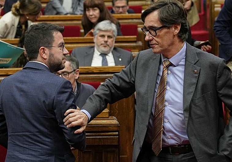 Aragonès apunta ya al próximo objetivo: «Votar en un referéndum»
