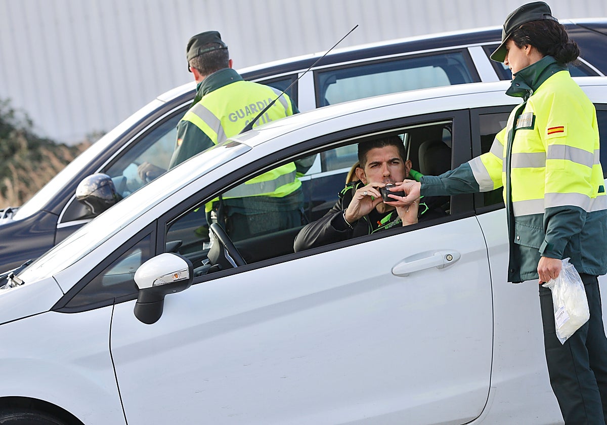 Un control de alcoholemia