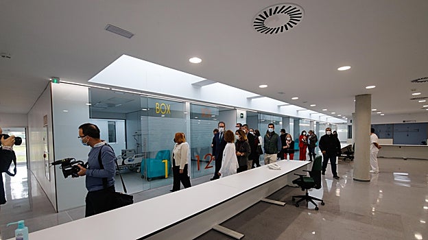 Interior del recinto sanitario