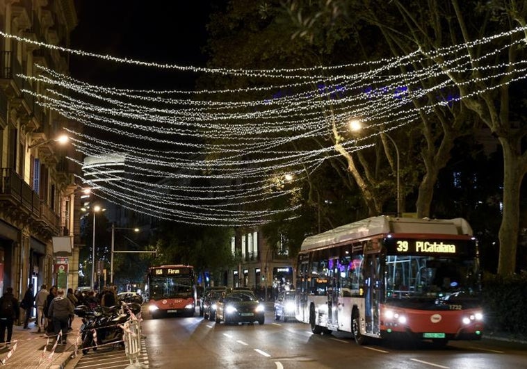 Barcelona ahorrará un 31% del consumo energético en el alumbrado navideño