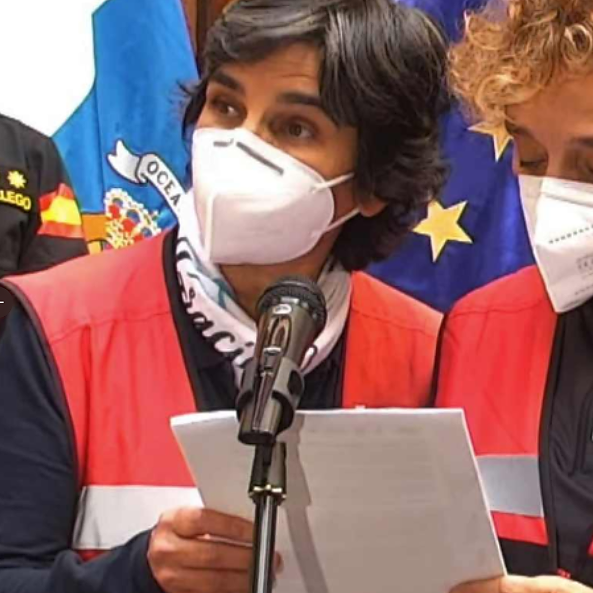 María José Blanco ve en la educación la «única manera» de escapar de los 'bulos' del volcán