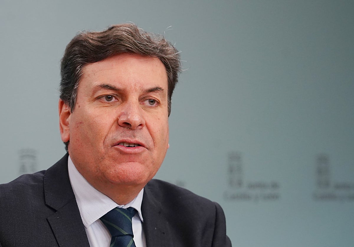 El consejero de Economía y portavoz de la Junta, Carlos Fernández Carriedo