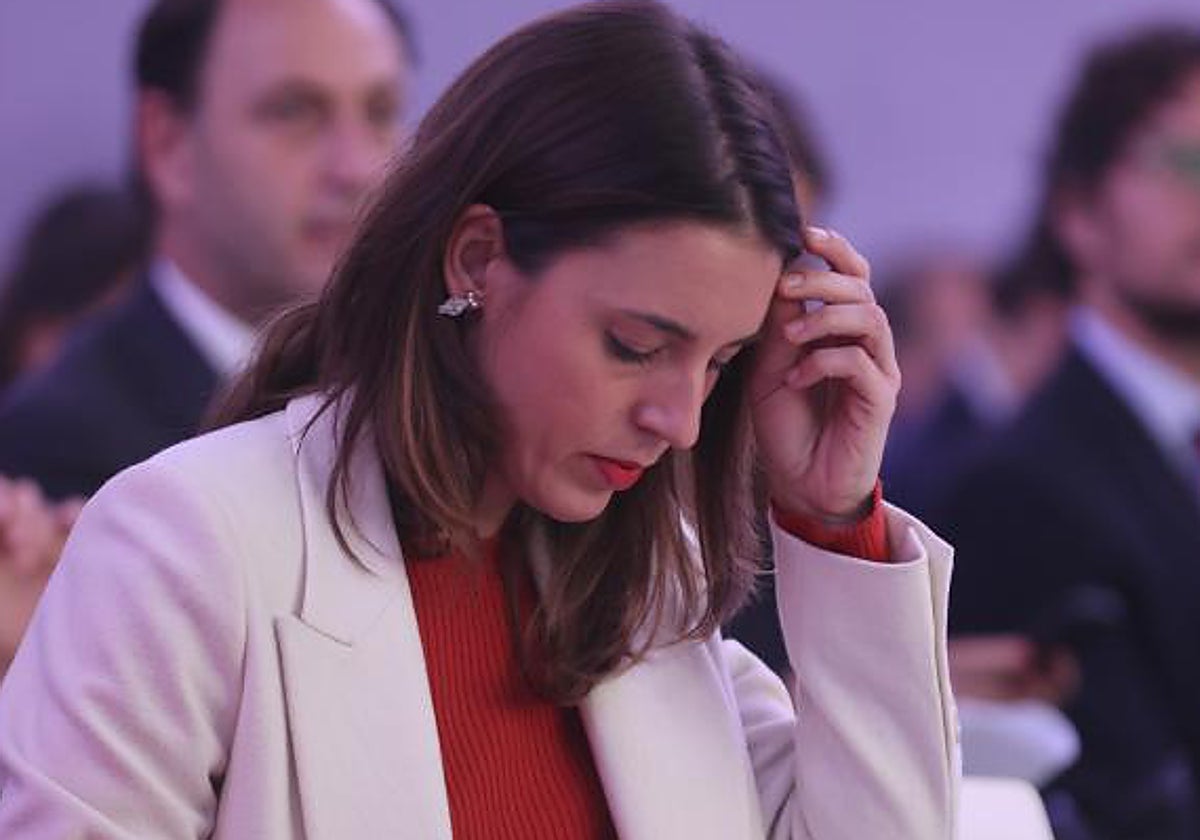 La ministra de Igualdad, Irene Montero