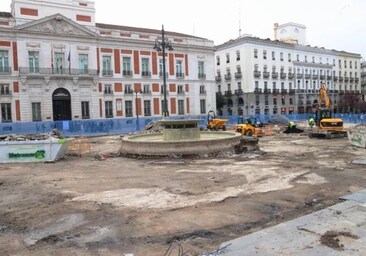 Hallan nuevos restos arqueológicos las obras de remodelación de la Puerta Sol