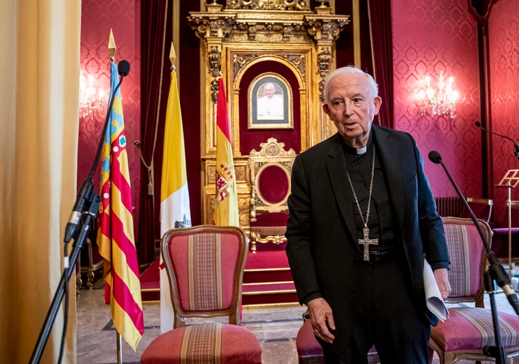El cardenal Cañizares se despide de la archidiócesis de Valencia el próximo domingo 27 con una misa en la Catedral