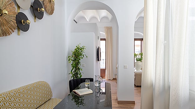 Interior de uno de los apartamentos de 'Coliseum Boutique Apartments'