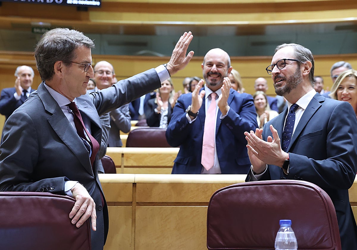 El líder del PP en la sesión de control al Gobierno de este martes