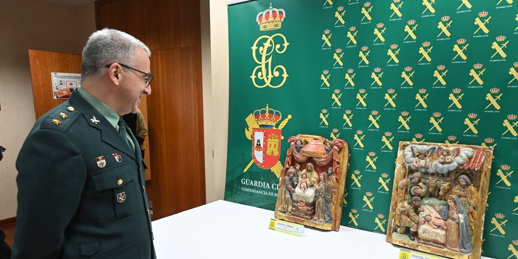 Recuperan dos altorrelieves robados hace 27 años en una ermita de Burgos