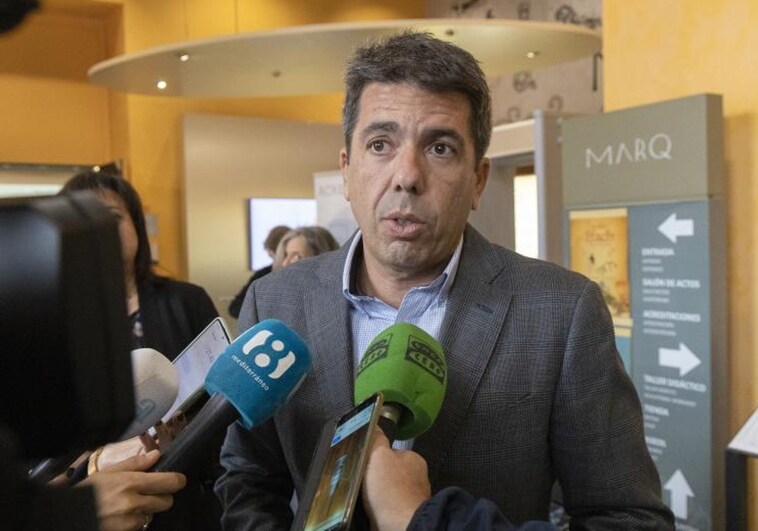 Carlos Mazón anuncia que el PP eliminará la tasa turística aprobada por el Gobierno de Ximo Puig