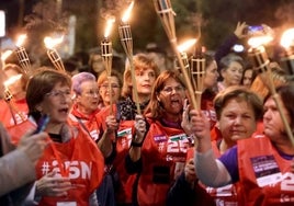 La manifestación contra la violencia machista en Córdoba, en imágenes