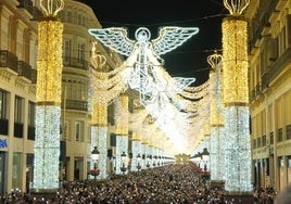 Así vuelve a brillar Málaga con sus nuevas y espectaculares luces de Navidad