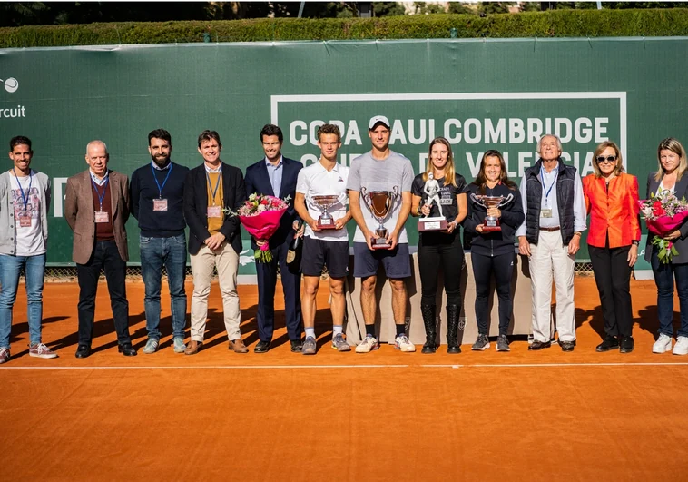 Bassols y Krutykh se adjudican los trofeos en una semana grande en el Club de Tenis Valencia