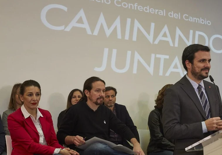 Podemos e IU se lanzan a una guerra electoral con discrepancias sobre Díaz