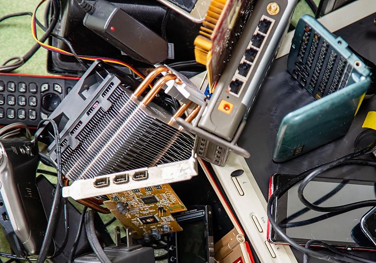 Apenas el 18 por ciento de los residuos electrónicos se recicla