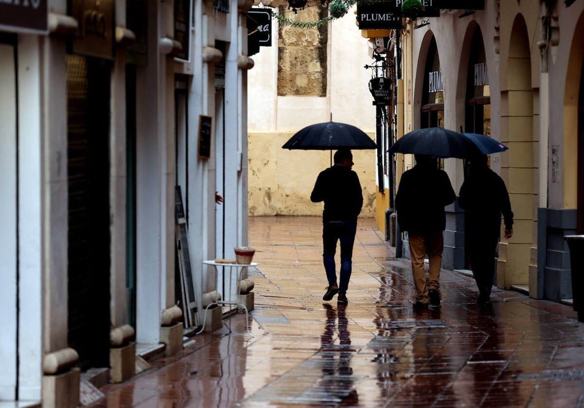 Jornada lluviosa en Córdoba