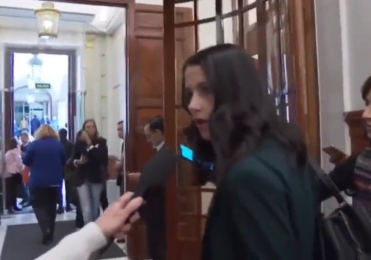 Arrimadas reacciona al veto de Vox en el Congreso: «Es una vergüenza que se te quite la palabra por llamar a los de Bildu 'filoterroristas'»