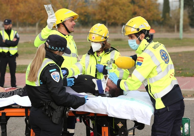 Simulacro en Toledo ante un posible riesgo radiológico