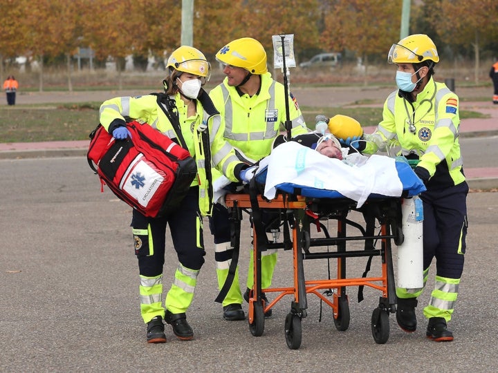 Simulacro en Toledo ante un posible riesgo radiológico