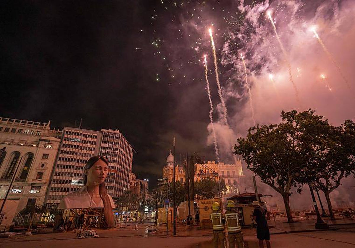 Imagen de archivo tomada durante las Fallas de Valencia