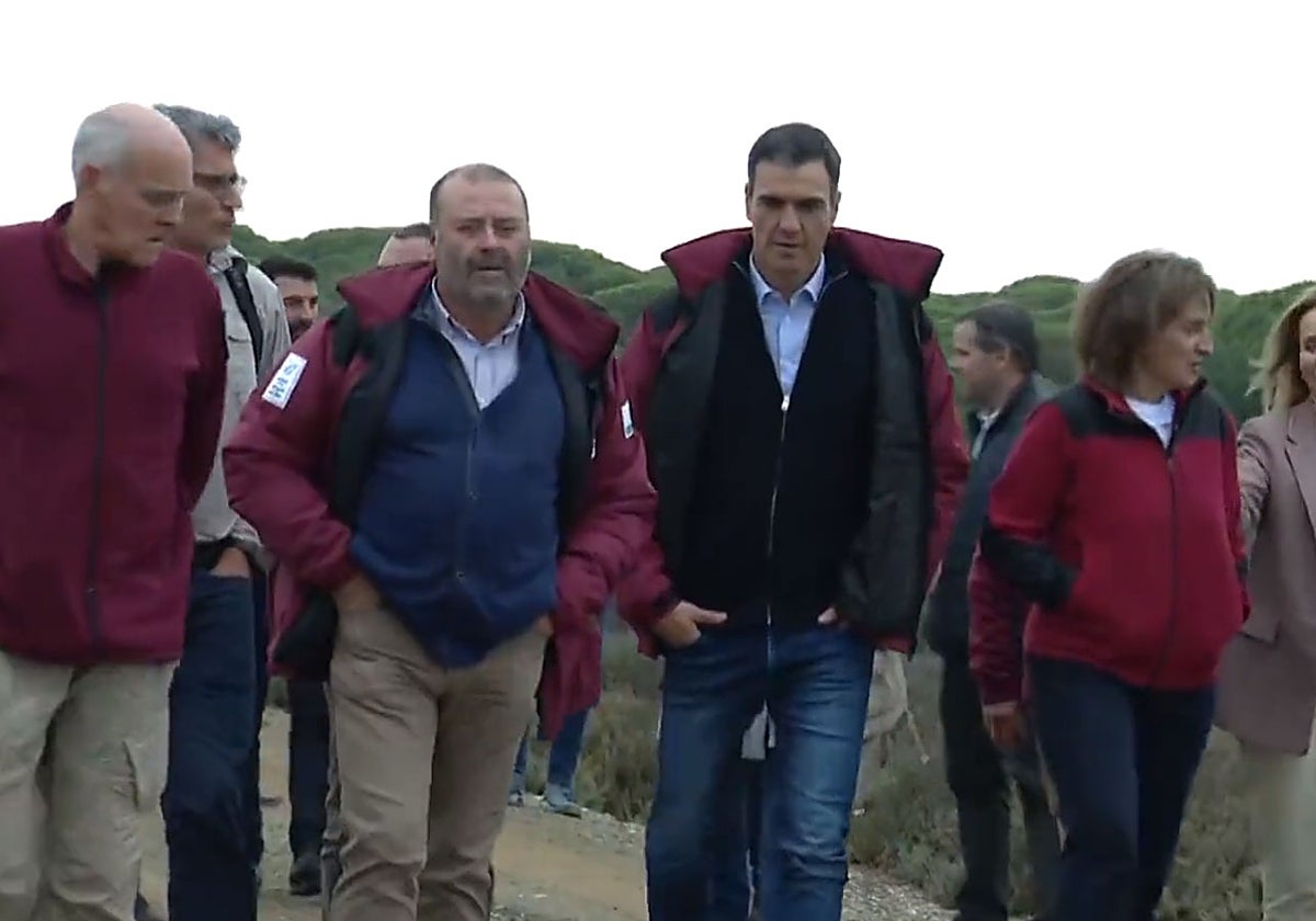 Pedro Sánchez, este jueves en Doñana