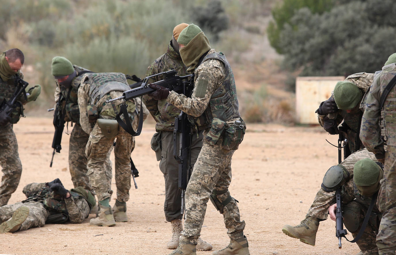 El adiestramiento en Toledo de los soldados ucranianos, en imágenes