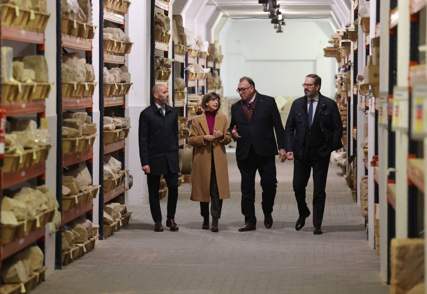Las primeras imágenes del almacén arqueológico del Silo en Córdoba