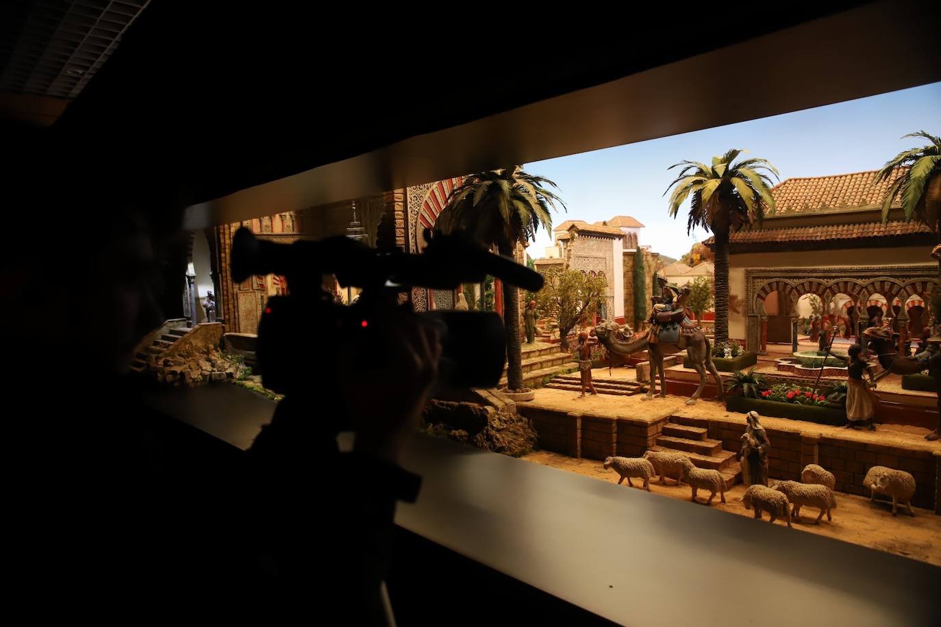 El Belén inspirado en Medina Azahara de la Fundación Cajasol en Córdoba, en imágenes