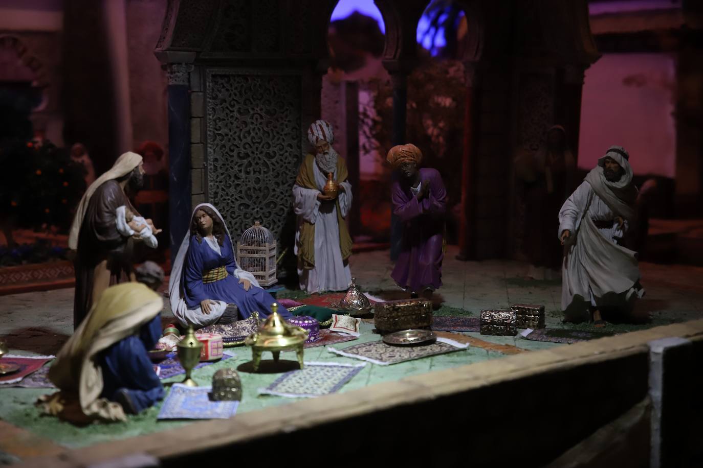 El Belén inspirado en Medina Azahara de la Fundación Cajasol en Córdoba, en imágenes